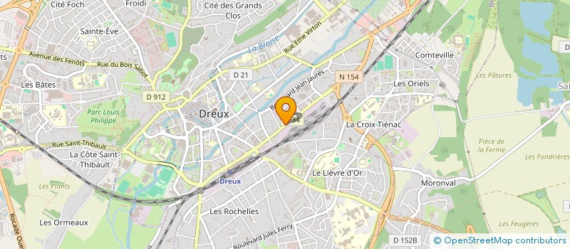 localisation de l'entreprise COMELO à DREUX