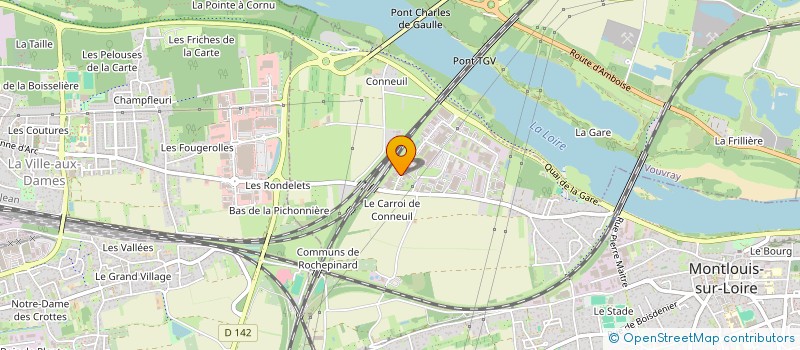 localisation de l'entreprise COMELO à MONTLOUIS-SUR-LOIRE