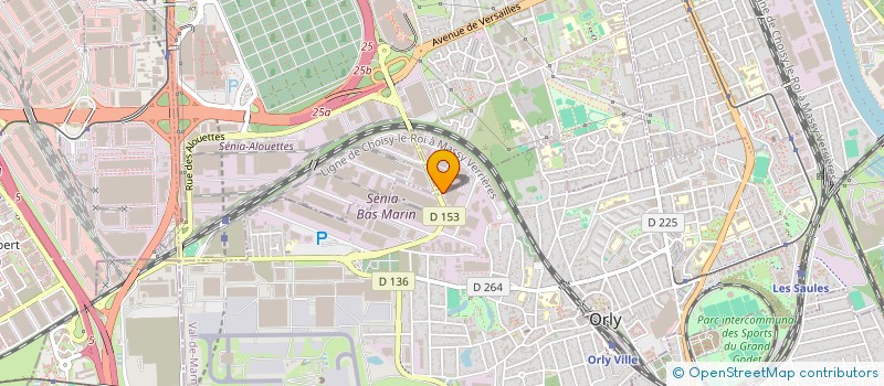 localisation de l'entreprise COMELTA à ORLY