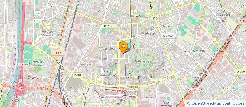 localisation de l'entreprise COMEN CAR  GRENOBLE