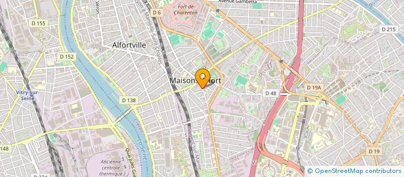 localisation de l'entreprise COMENSE - AMELIE DELAPORTE - DIGARD  MAISONS-ALFORT