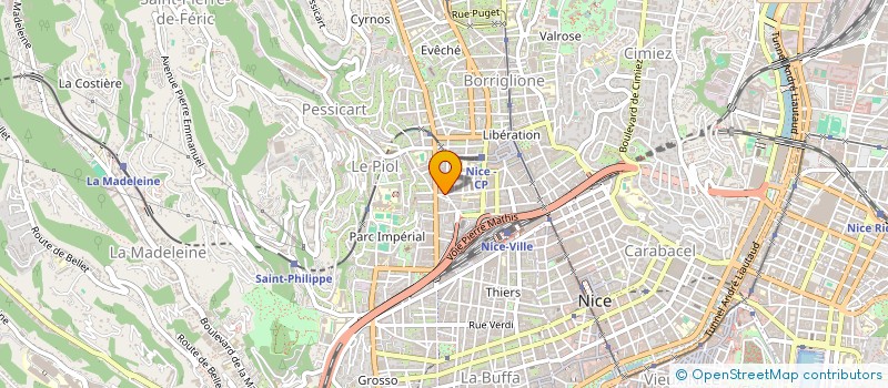 localisation de l'entreprise COMENT  NICE