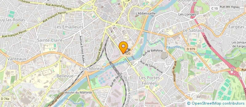 localisation de l'entreprise COMEO à LIMOGES