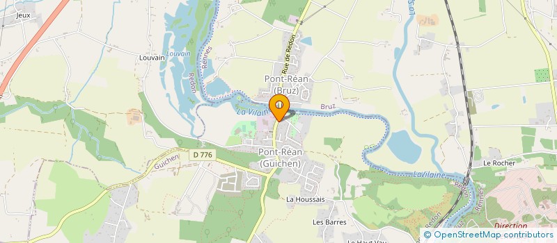 localisation de l'entreprise COMEODE  GUICHEN