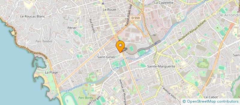 localisation de l'entreprise COMERC à MARSEILLE