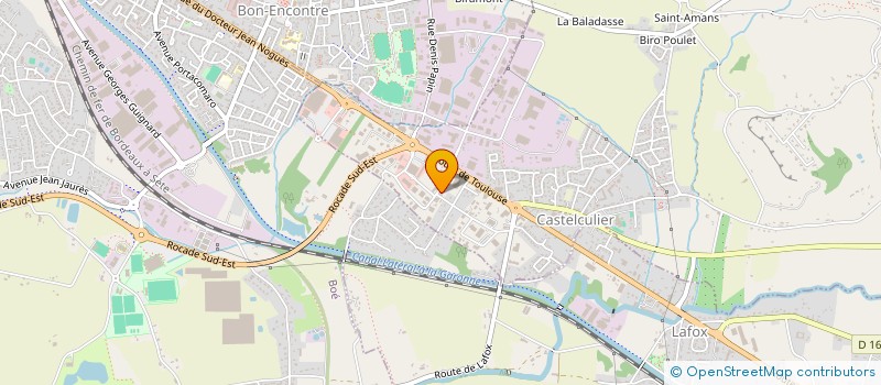 localisation de l'entreprise COMERCII  ROQUEFORT