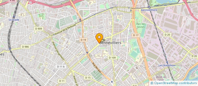 localisation de l'entreprise COMERSON FRANCE à GENNEVILLIERS