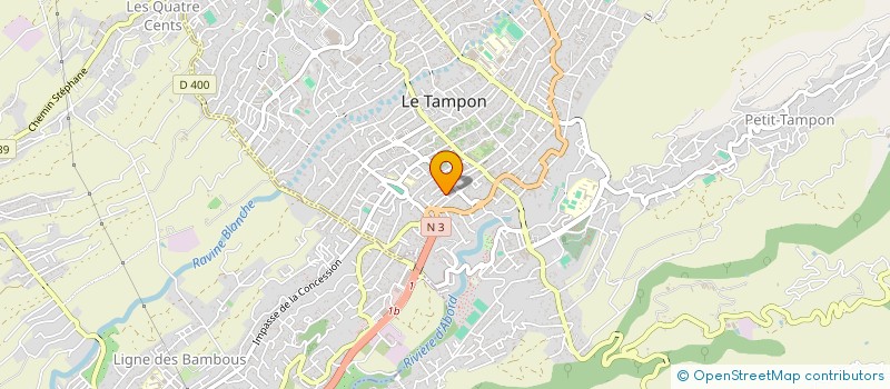 localisation de l'entreprise COMES  LE TAMPON