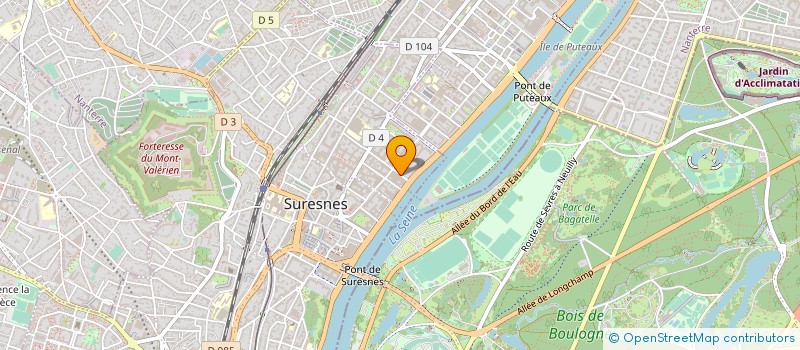 localisation de l'entreprise COMEST à SURESNES