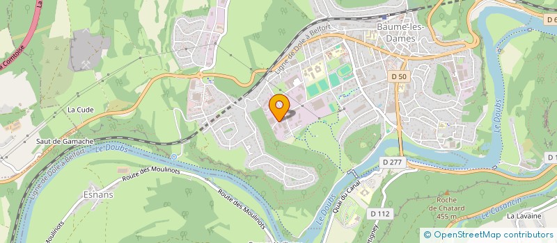 localisation de l'entreprise COMESTA SARL à BAUME-LES-DAMES