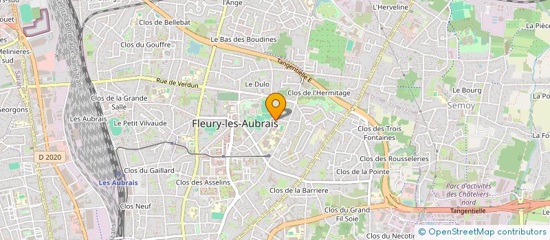 localisation de l'entreprise COMET ALTER'  FLEURY-LES-AUBRAIS