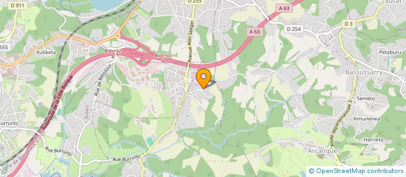 localisation de l'entreprise COMET ARCHITECTE  ARBONNE