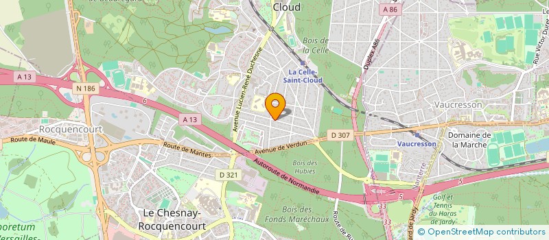 localisation de l'entreprise COMET LA VERDELLE  LA CELLE-SAINT-CLOUD