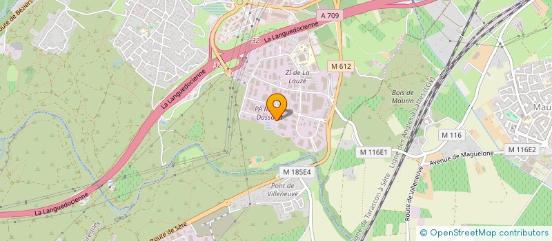 localisation de l'entreprise COMET LANGUEDOC-ROUSSILLON  JUVIGNAC