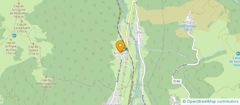 localisation de l'entreprise COMET SOLAR  ANTIGNAC