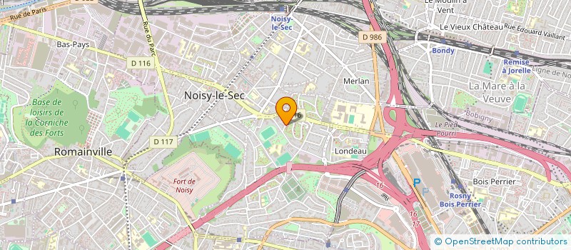 localisation de l'entreprise COMETA  NOISY-LE-SEC