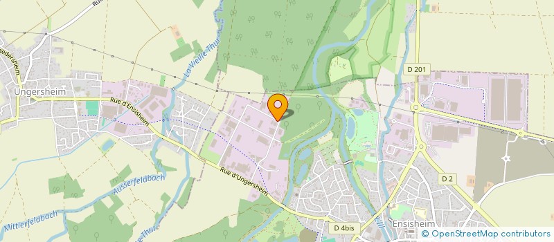 localisation de l'entreprise COMETE  ENSISHEIM