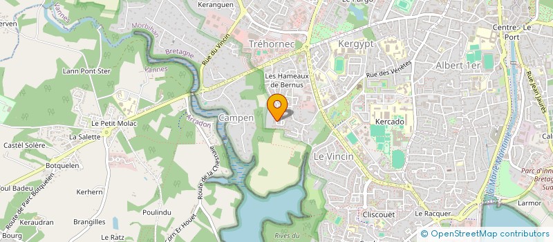 localisation de l'entreprise COMETE à VANNES