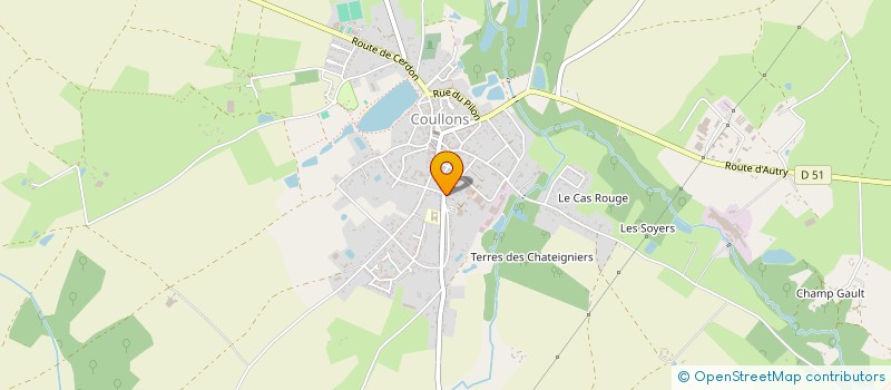 localisation de l'entreprise COMETE à COULLONS