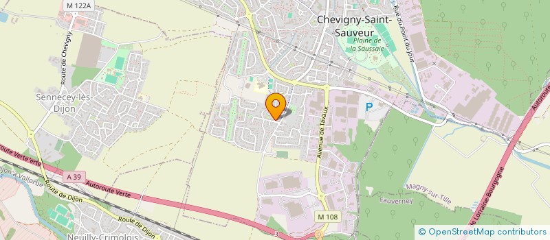 localisation de l'entreprise COMETE  CHEVIGNY-SAINT-SAUVEUR