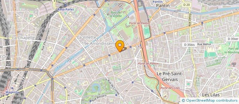 localisation de l'entreprise COMETE  PARIS