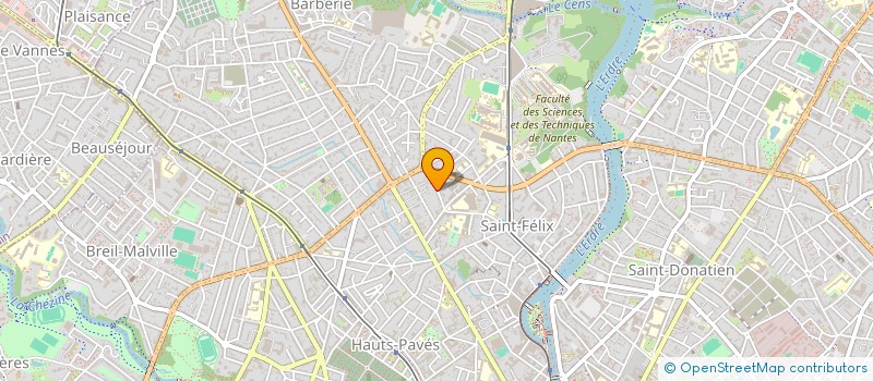 localisation de l'entreprise COMETE à NANTES