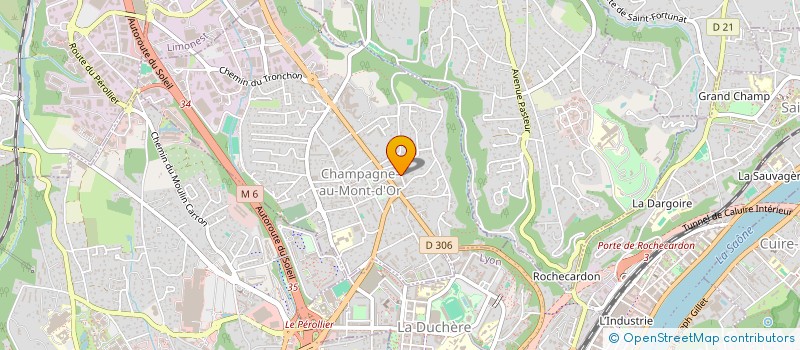 localisation de l'entreprise COMETE DES MONTS D'OR  CHAMPAGNE-AU-MONT-D'OR