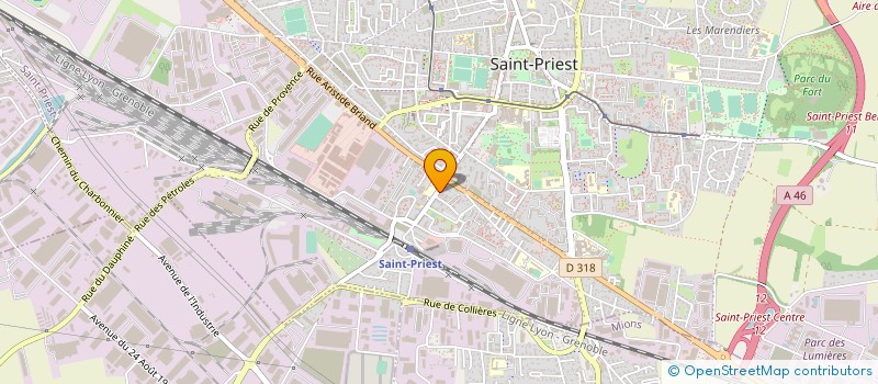 localisation de l'entreprise COMETE ETANCHE à SAINT-PRIEST