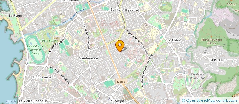 localisation de l'entreprise COMETE FITNESS à MARSEILLE 9EME
