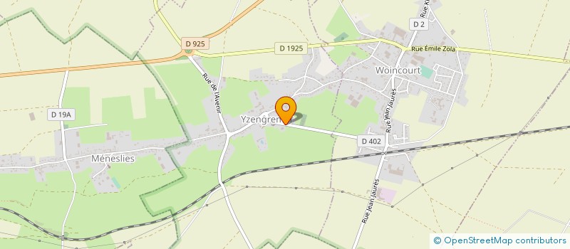 localisation de l'entreprise COMETE INDUSTRIE à WOINCOURT