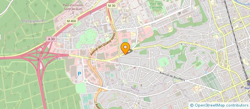 localisation de l'entreprise COMETES  NANCY