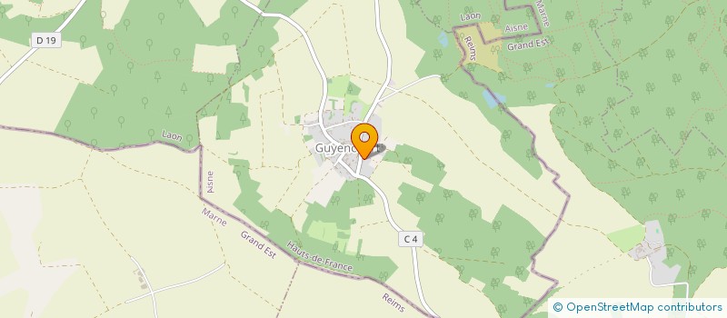 localisation de l'entreprise COMETES  GUYENCOURT