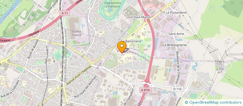 localisation de l'entreprise COMETI CONSTR EQUIP THERMIQUE  VERRIERES-EN-ANJOU