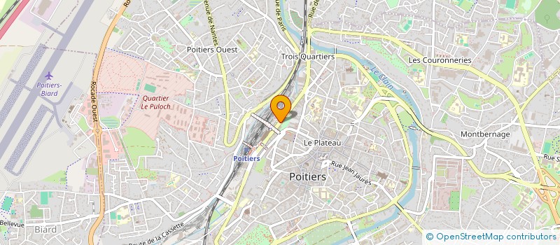 localisation de l'entreprise COMETO à POITIERS