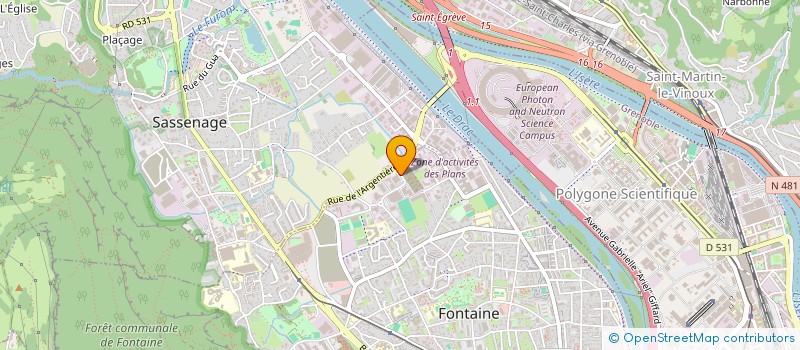 localisation de l'entreprise COMETRA CONTROLE EQUIPEMENT  FONTAINE