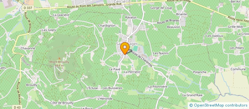 localisation de l'entreprise COMETT  DECINES-CHARPIEU