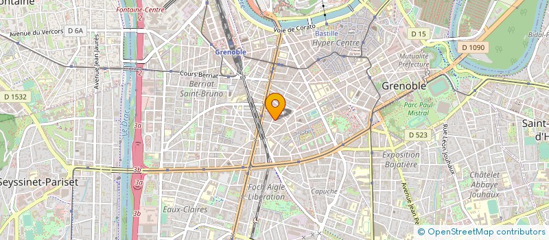 localisation de l'entreprise COMETT à GRENOBLE