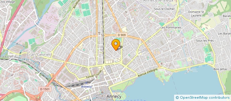 localisation de l'entreprise COMEX à ANNECY