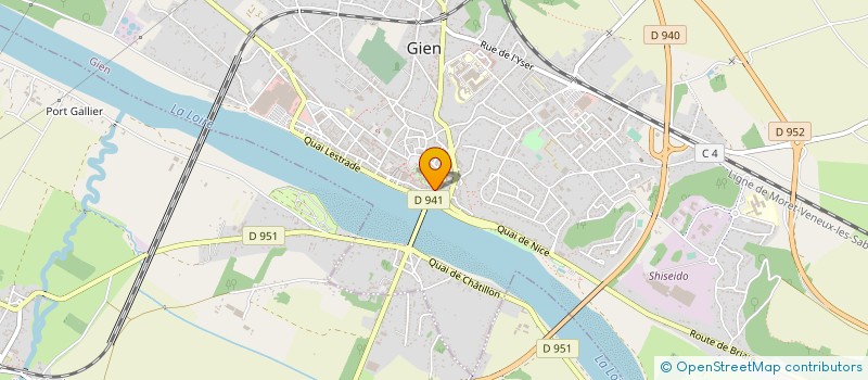 localisation de l'entreprise COMEX à GIEN