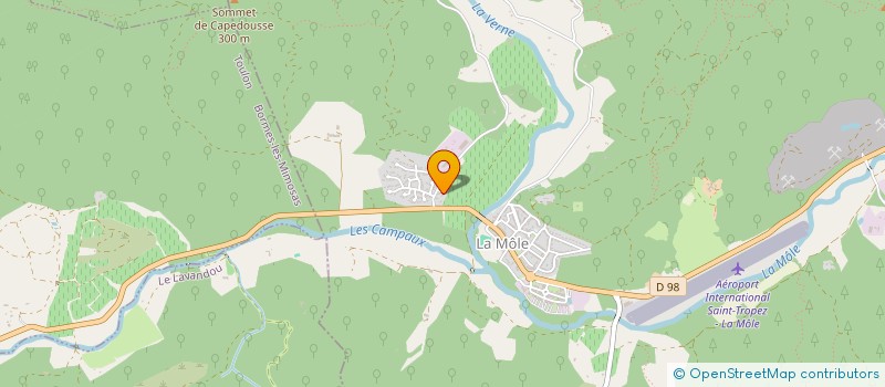 localisation de l'entreprise COMEX  LA MOLE