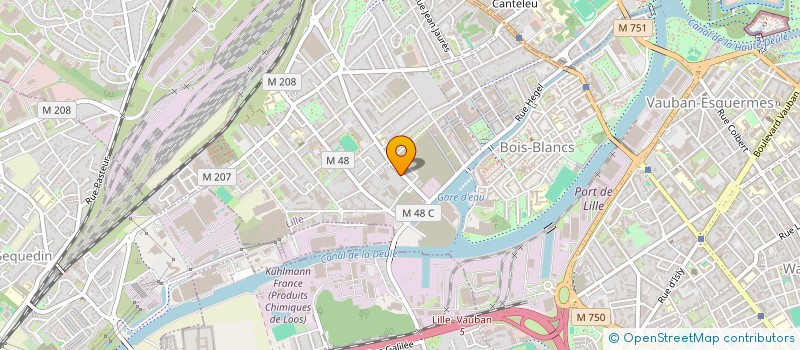 localisation de l'entreprise COMEX AUDIT à LILLE