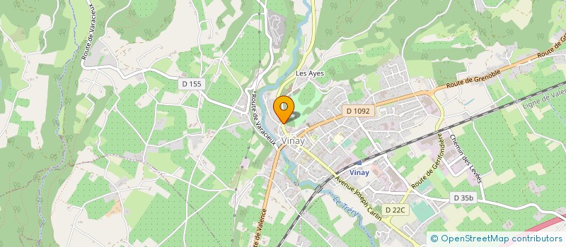 localisation de l'entreprise COMEX FRANCE à VINAY