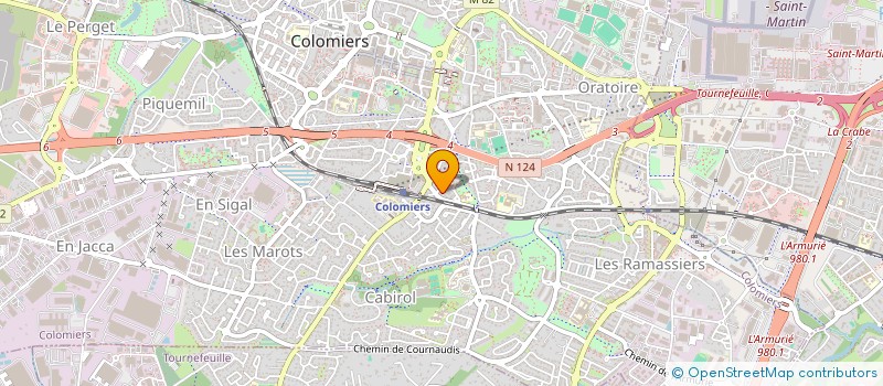 localisation de l'entreprise COMEXA à COLOMIERS