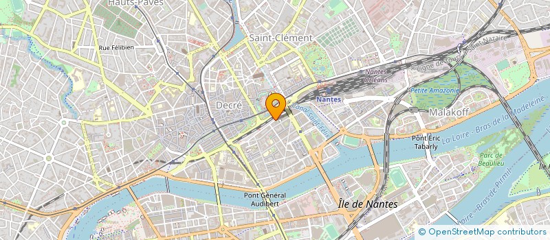 localisation de l'entreprise COMEXAL à NANTES