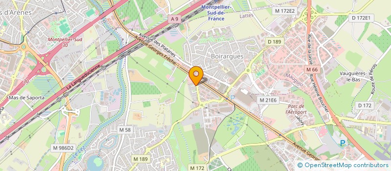 localisation de l'entreprise COMEXCEL à LATTES