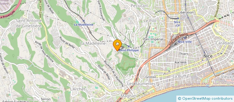 localisation de l'entreprise COMEXCO INVEST  NICE