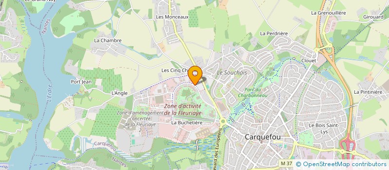 localisation de l'entreprise COMEXCOM à CARQUEFOU