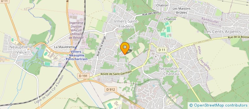 localisation de l'entreprise COMEXIS  VILLIERS-SAINT-FREDERIC