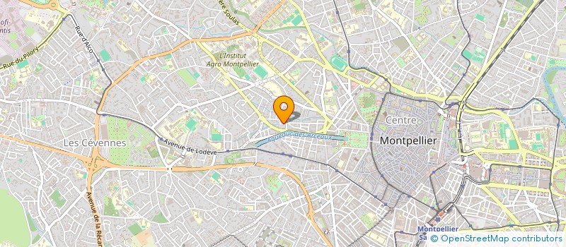 localisation de l'entreprise COMEXPER à MONTPELLIER
