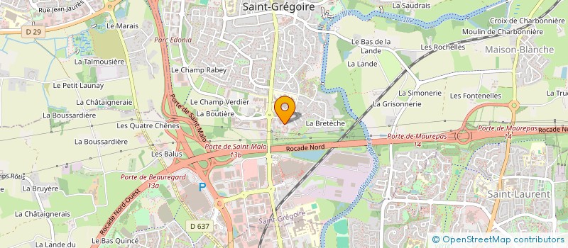 localisation de l'entreprise COMEXPERT AUDIT  SAINT-GREGOIRE